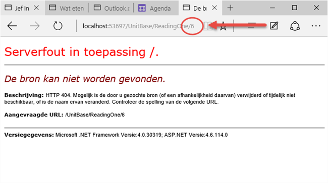 url ReadingOne met Id